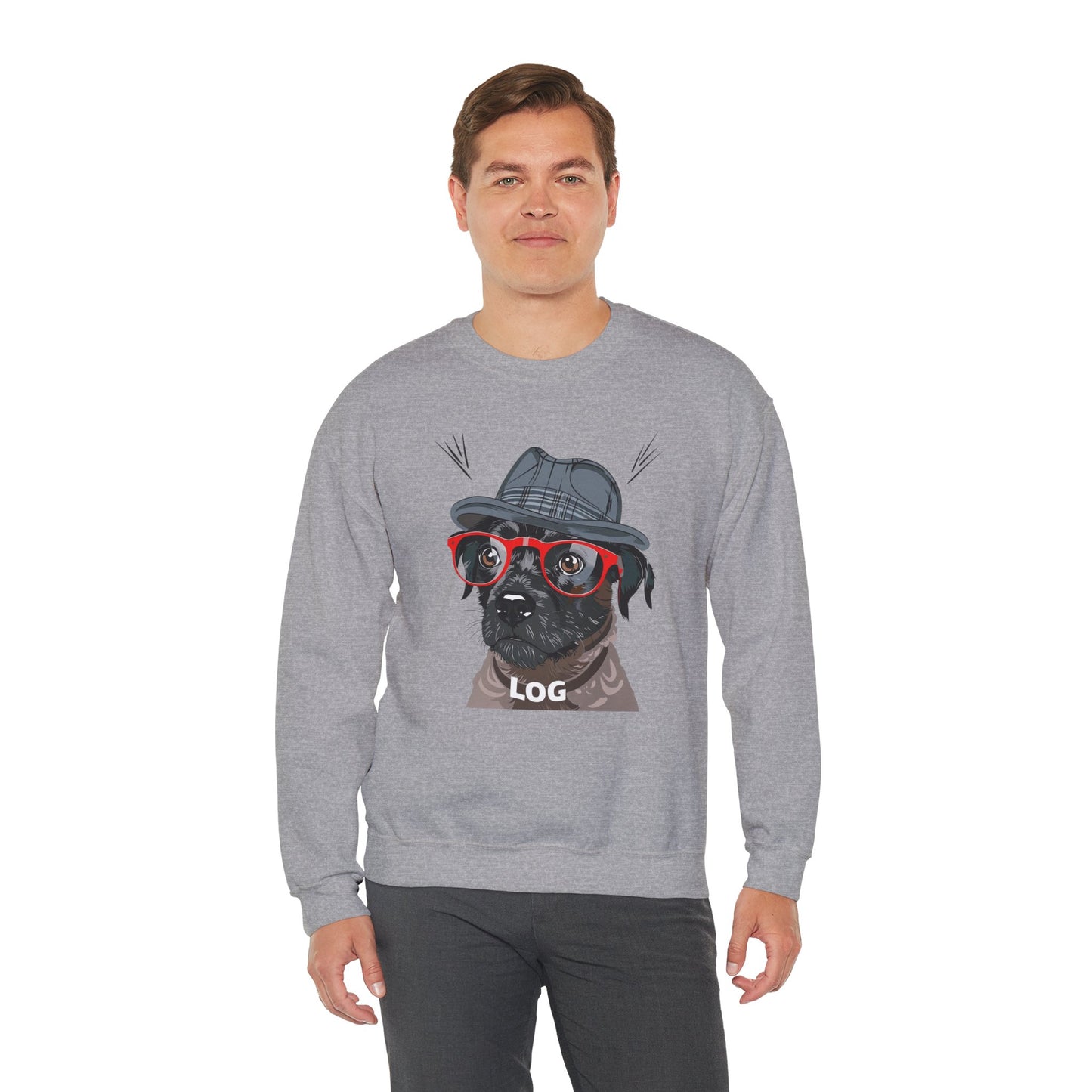 LOG Street Dog Art Sweatshirt | Eco-Limited