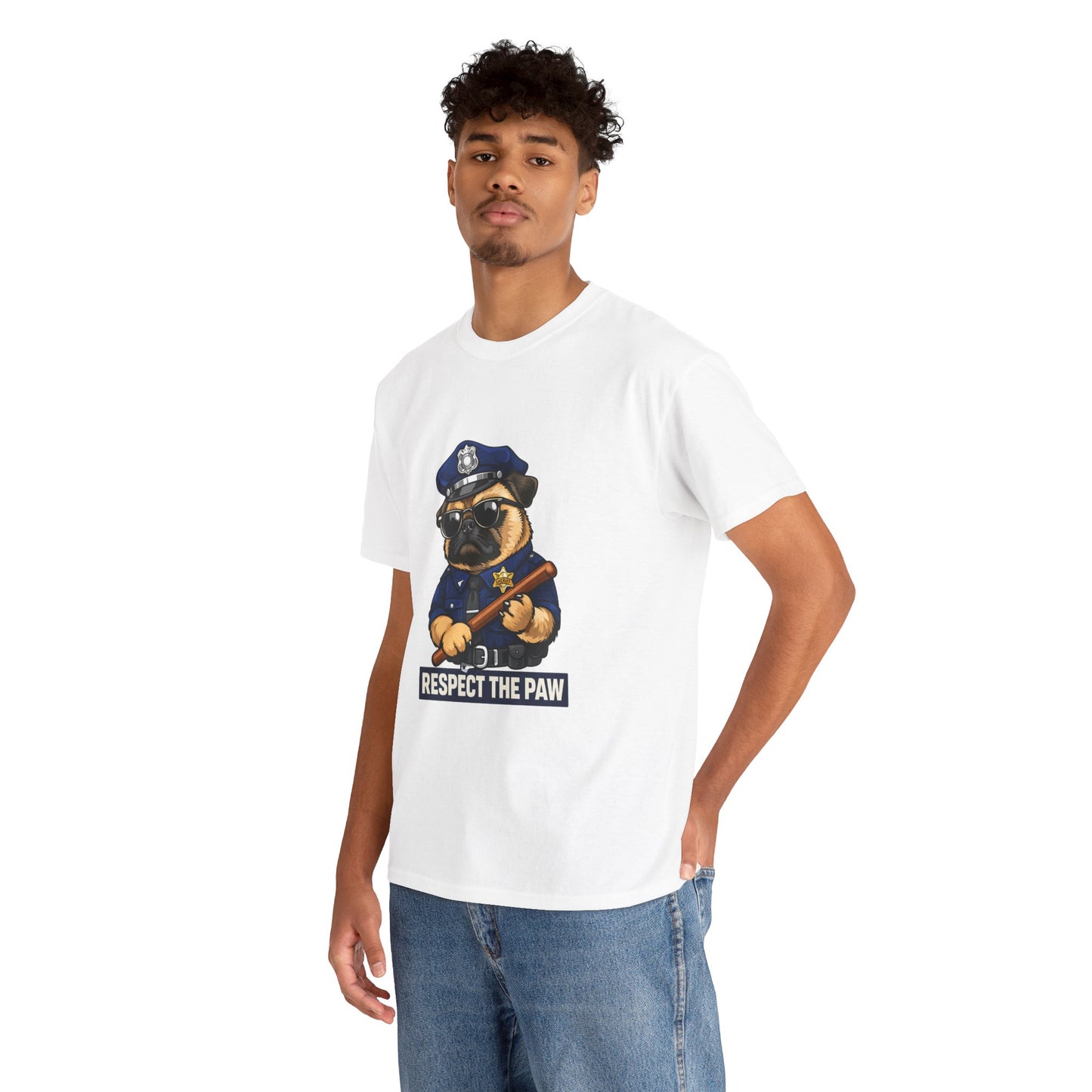 Respect The Paw K9 Officer Dog T-Shirt | Eco-Limited