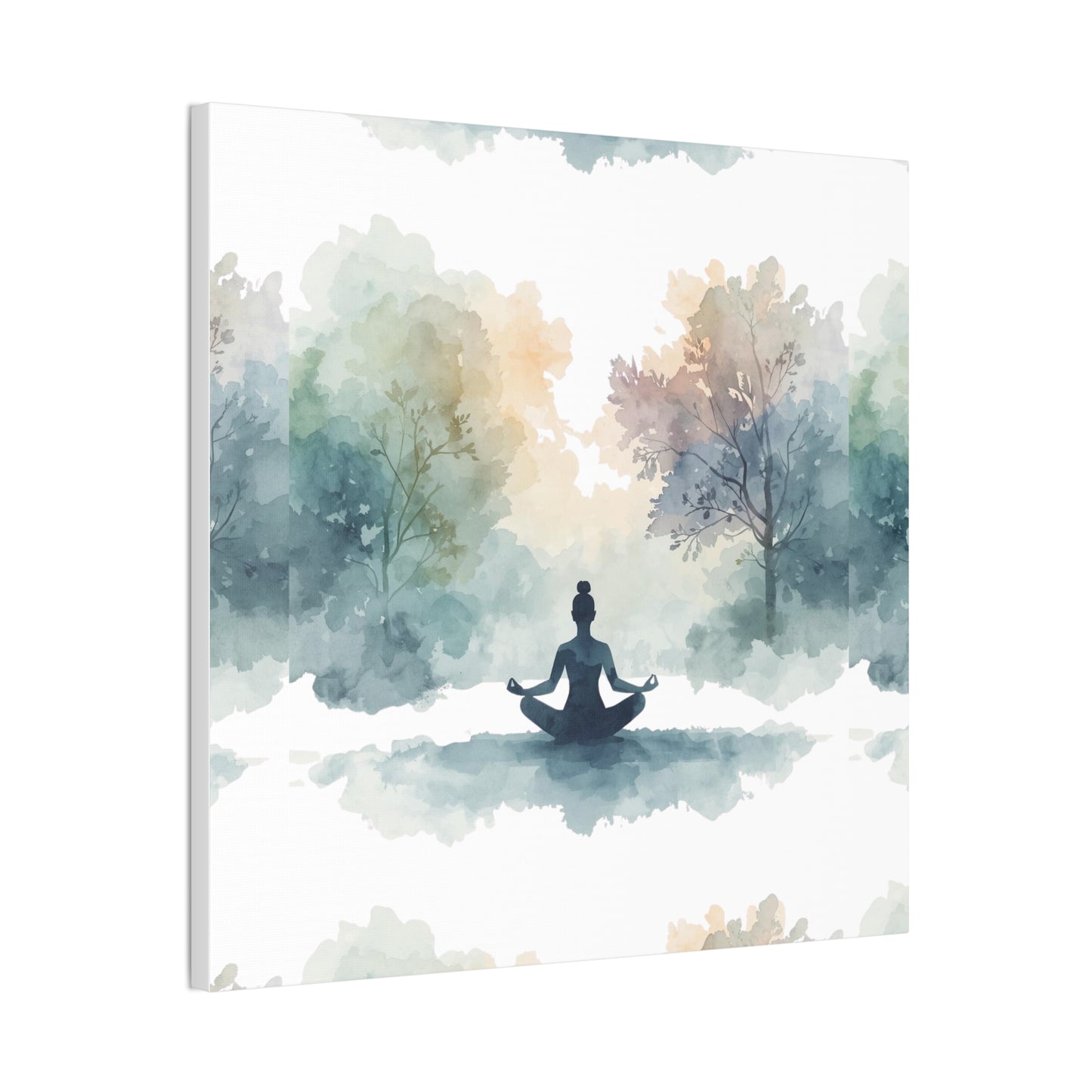 Peace Within Meditation Canvas Wall Art | Eco-Limited