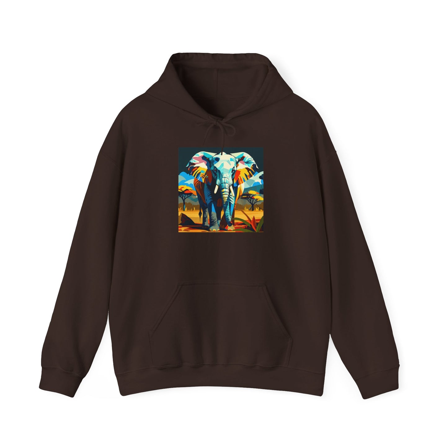 Electric Elephant Art Hoodie | Eco-Limited
