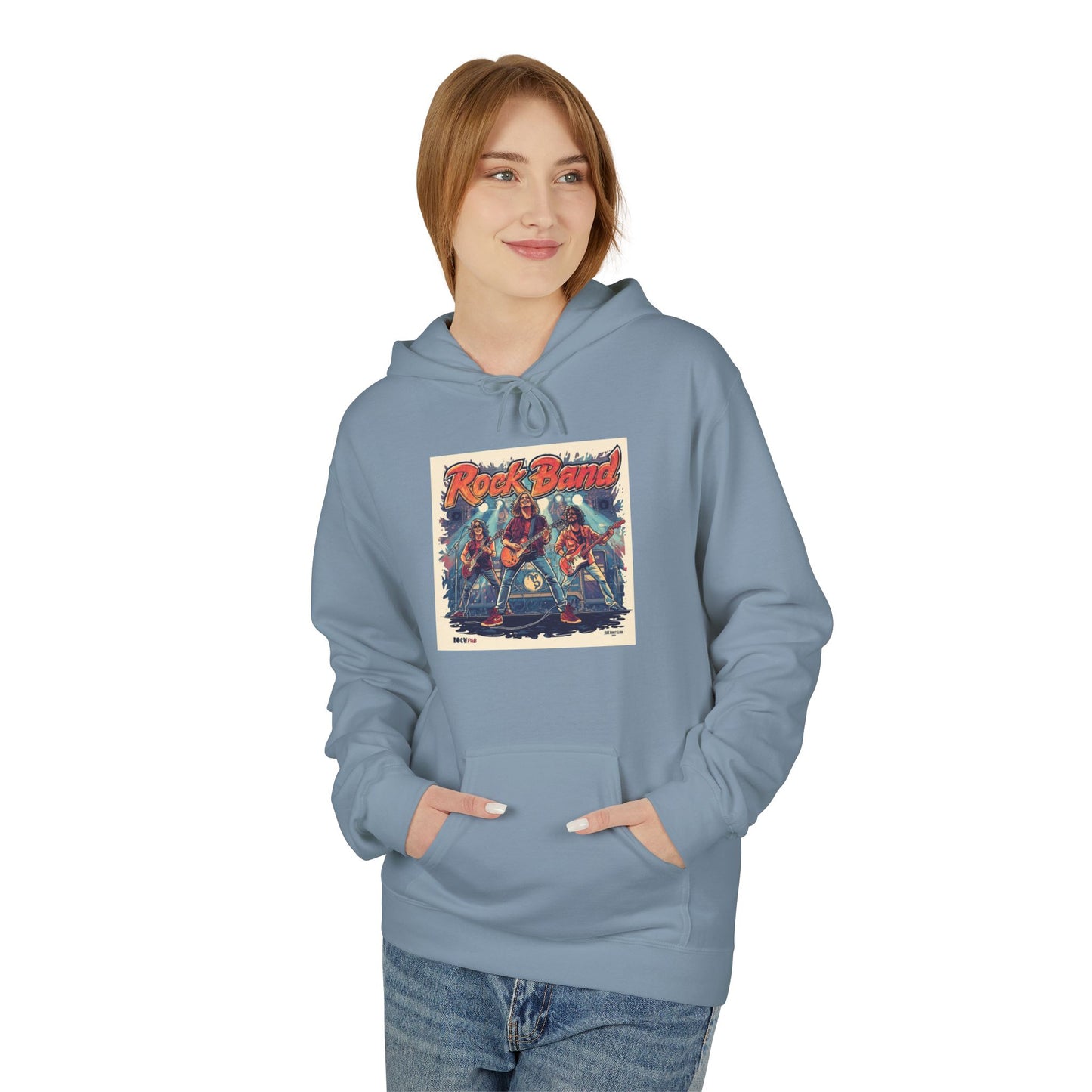 Retro Rock Band Vintage Poster Hoodie|Eco-Friendly - Limited