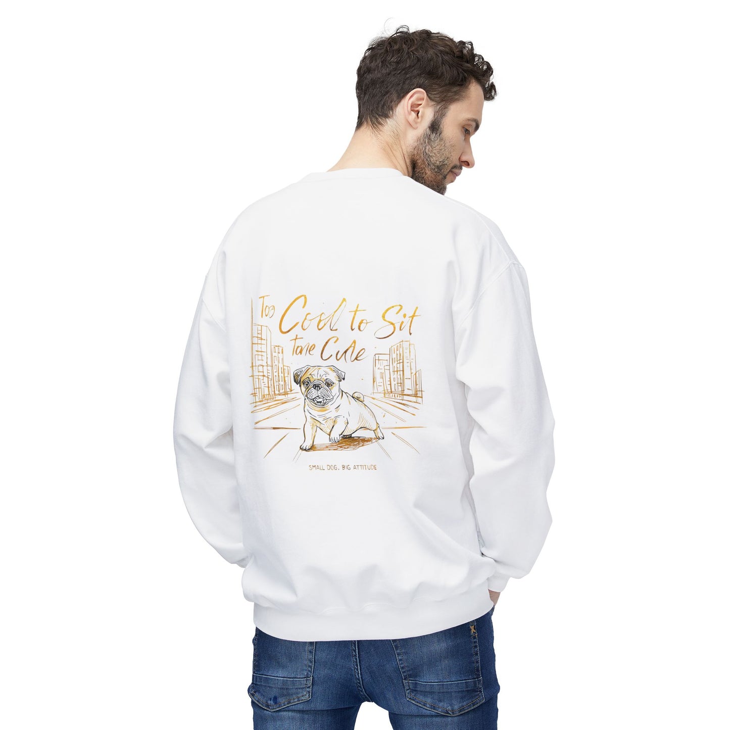 Too Cool To Sit Take a Cue Sweater | Eco-Limited