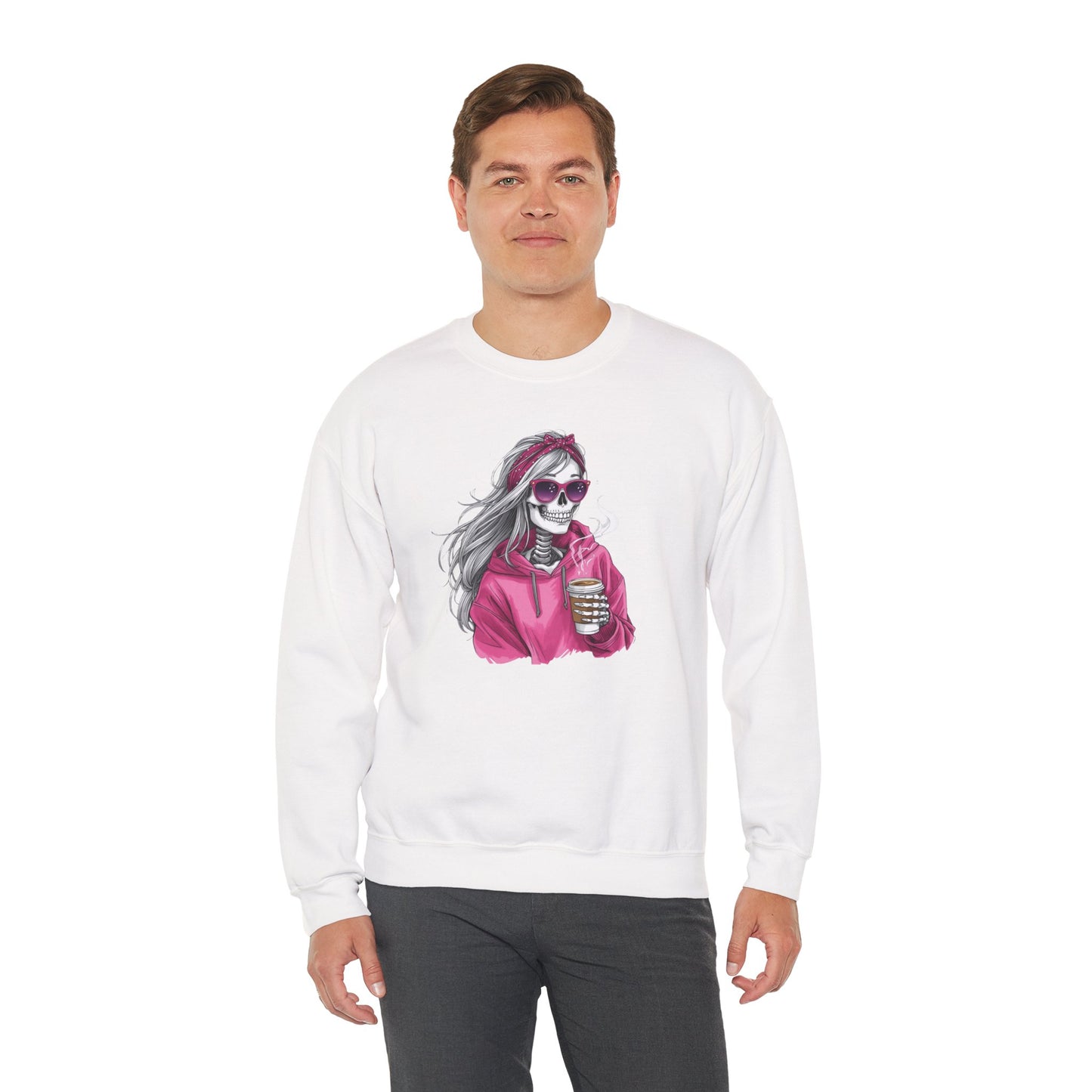 Coffee Rebel Skeleton Sweatshirt | Eco-Limited