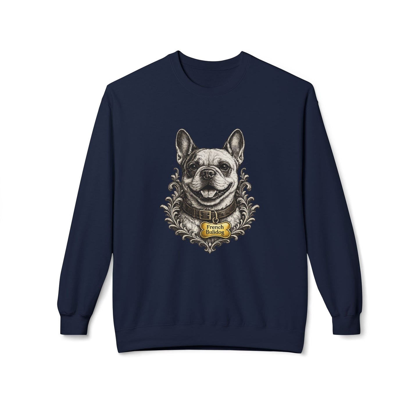 French Bulldog Ink Drawing Sweatshirt | Eco-Limited