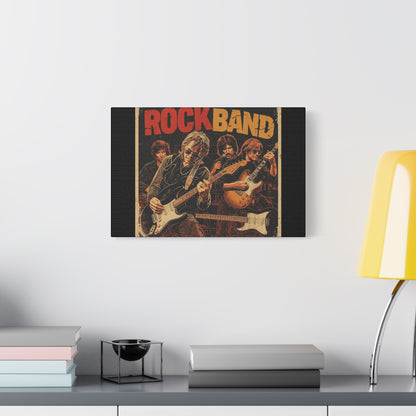 Rock Band Vintage Canvas Wall Art | Eco - Limited