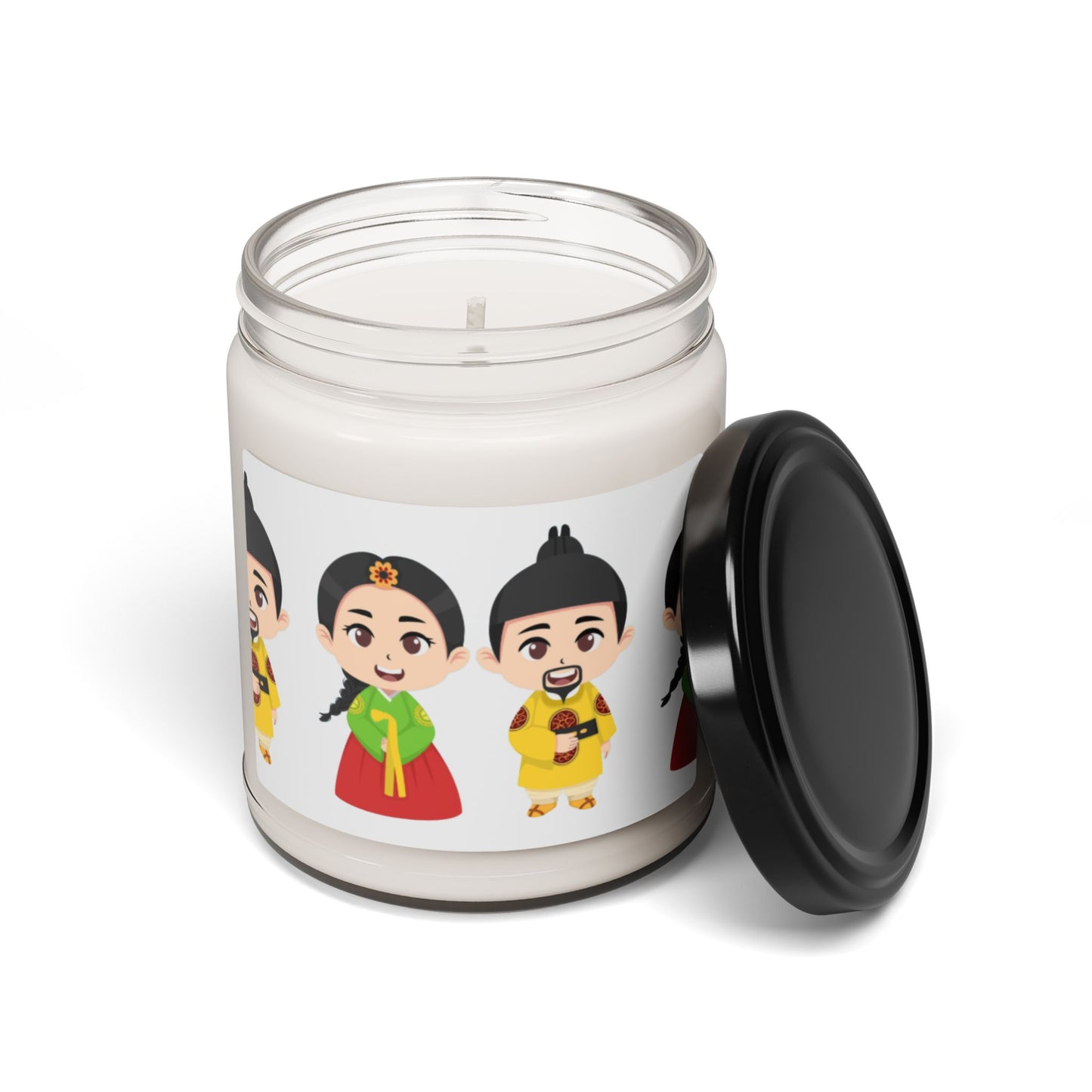 Diwali Festival Characters Soy Candle (9oz)|Eco-Friendly - Limited -organic