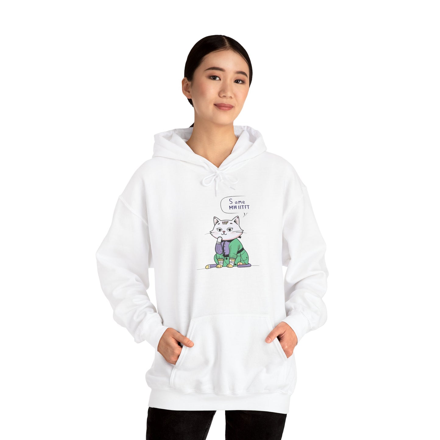 Chill Cat Street Art Hoodie | Eco-Limited