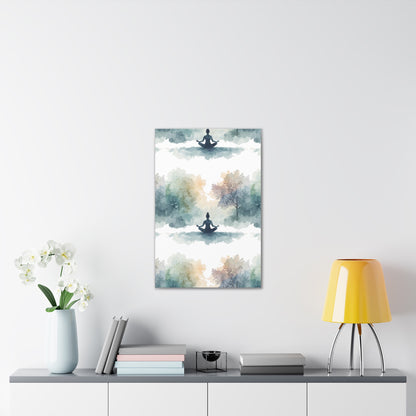Peace Within Meditation Canvas Wall Art | Eco-Limited
