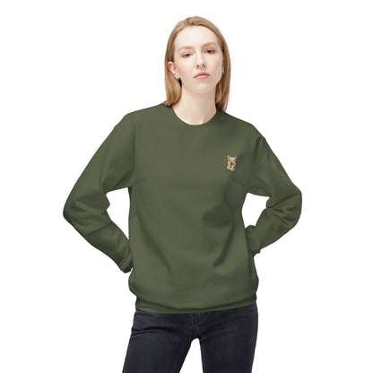 Korean Jindo Line Art Sweatshirt | Eco-Limited