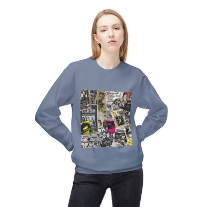 Punk Collage Art Graphic Sweatshirt | Eco-Limited