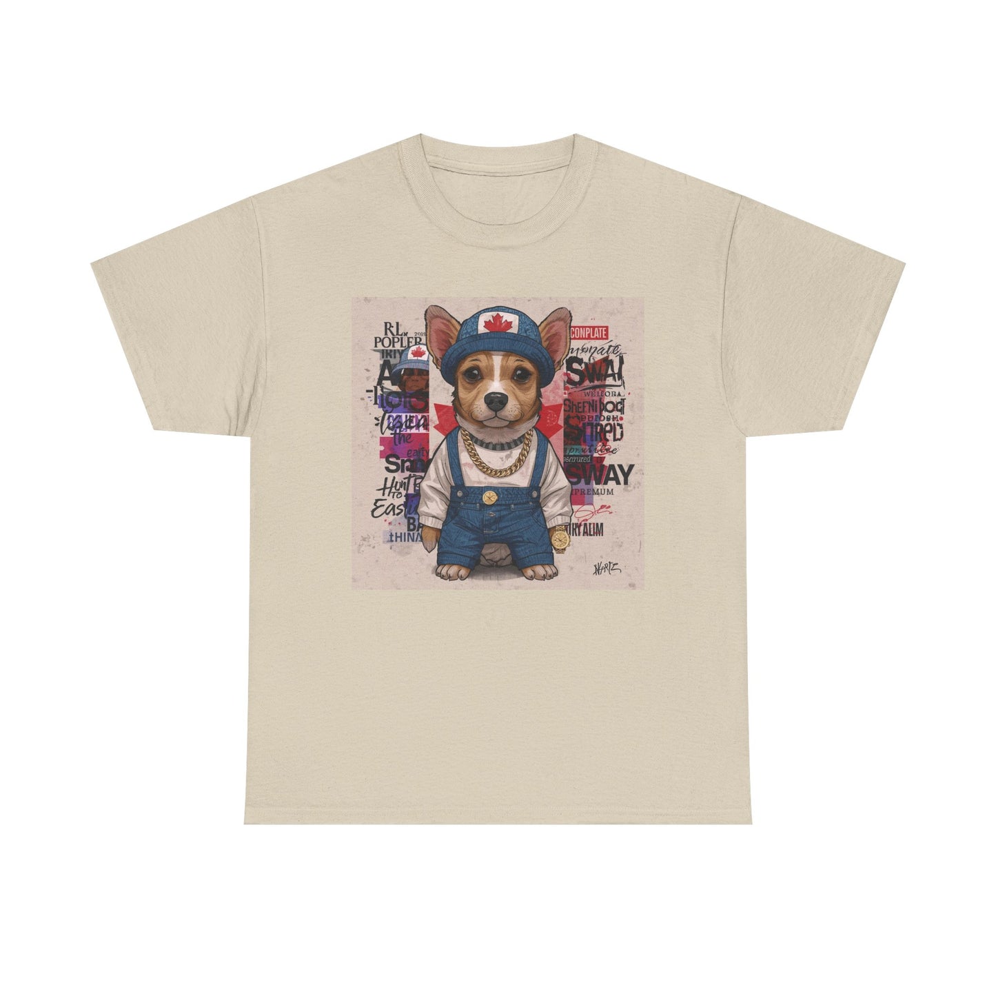 Lucky Street Pup Art T-Shirt | Eco-Limited