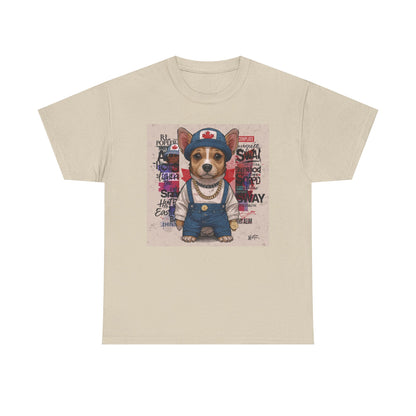 Lucky Street Pup Art T-Shirt | Eco-Limited