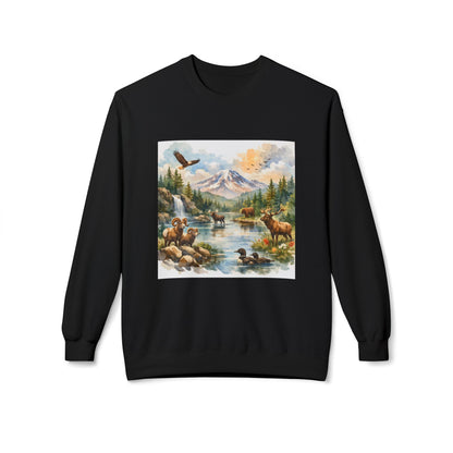 Wild American Landscape Graphic Sweater | Eco - Limited