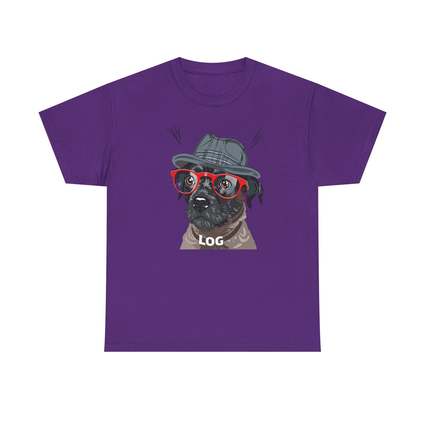 Hipster Dog Glasses T-Shirt | Eco-Limited