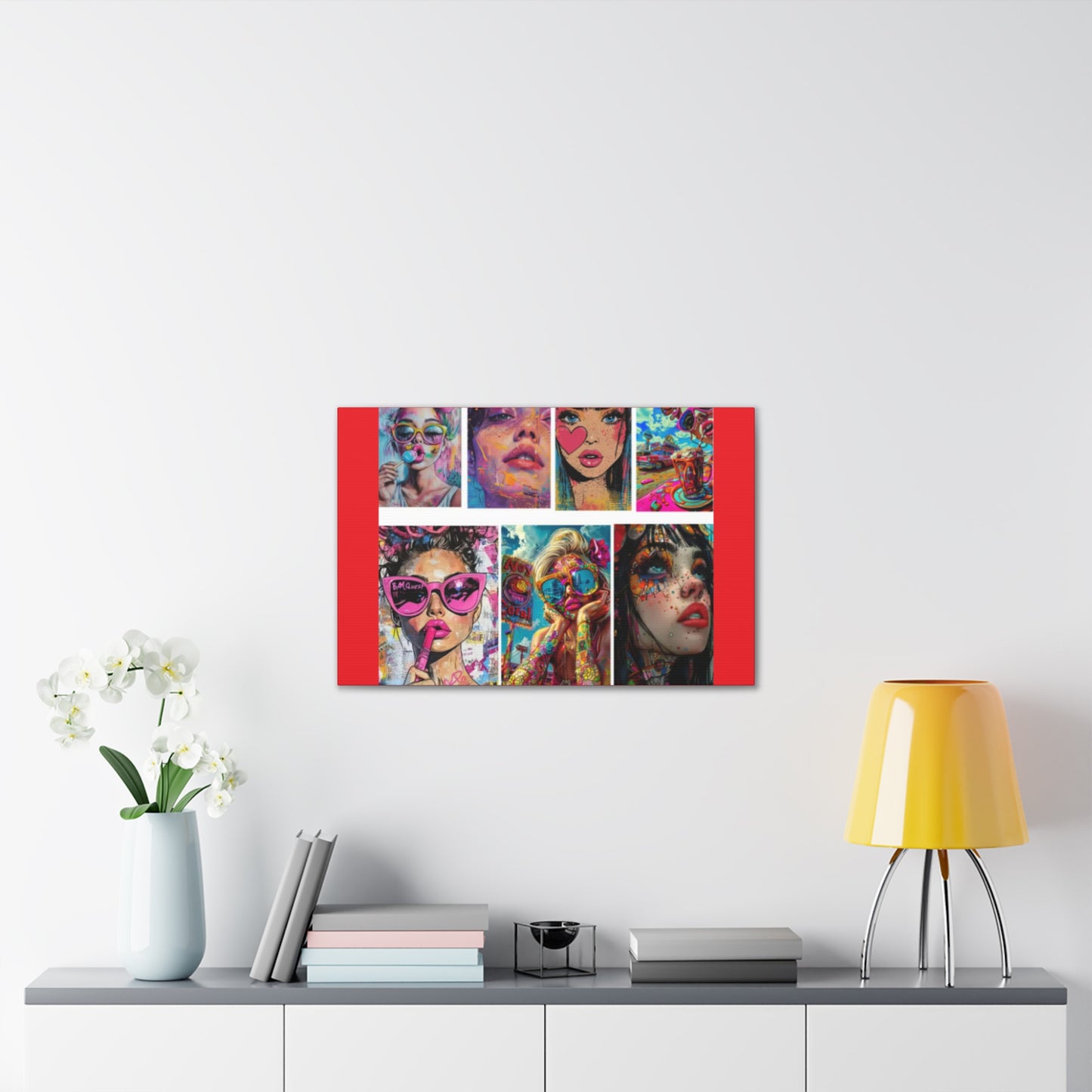 Pop Art Muse Canvas | Statement Wall Art