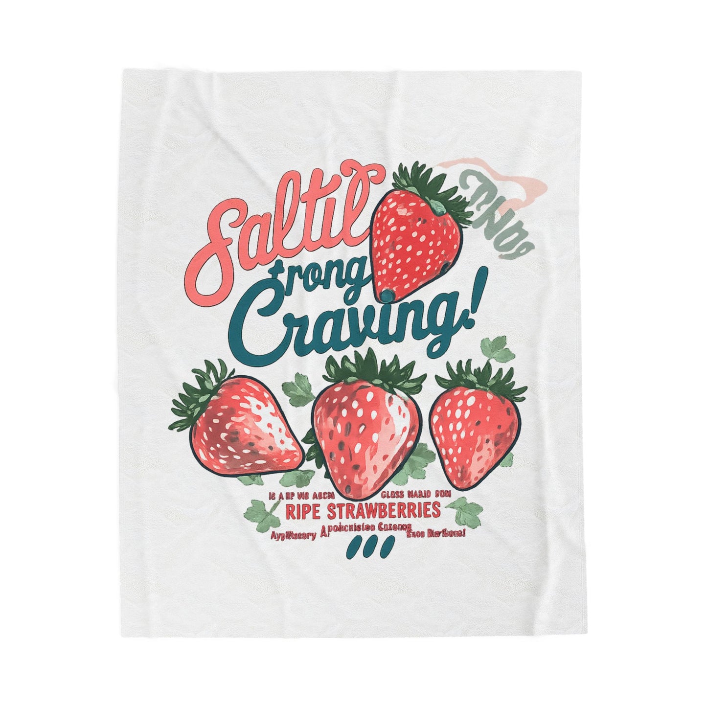 Salty &amp; Strong Strawberry Blanket | Eco-Limited