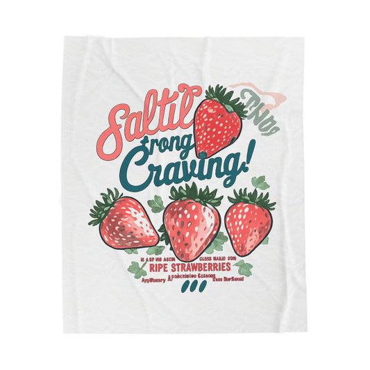 Salty &amp; Strong Strawberry Blanket | Eco-Limited