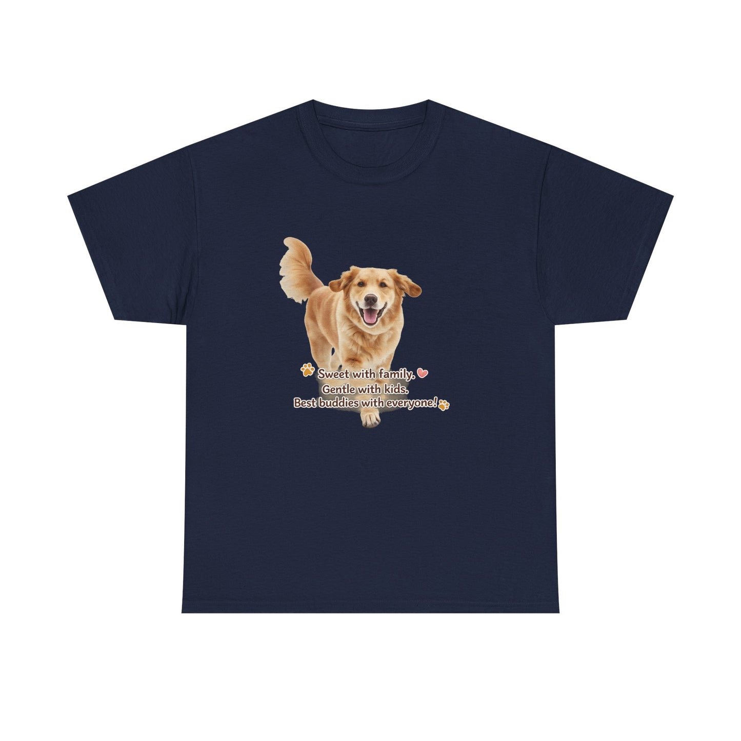 Golden Buddy Character T-Shirt | Eco-Limited