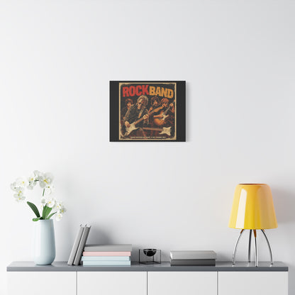 Rock Band Vintage Canvas Wall Art | Eco - Limited