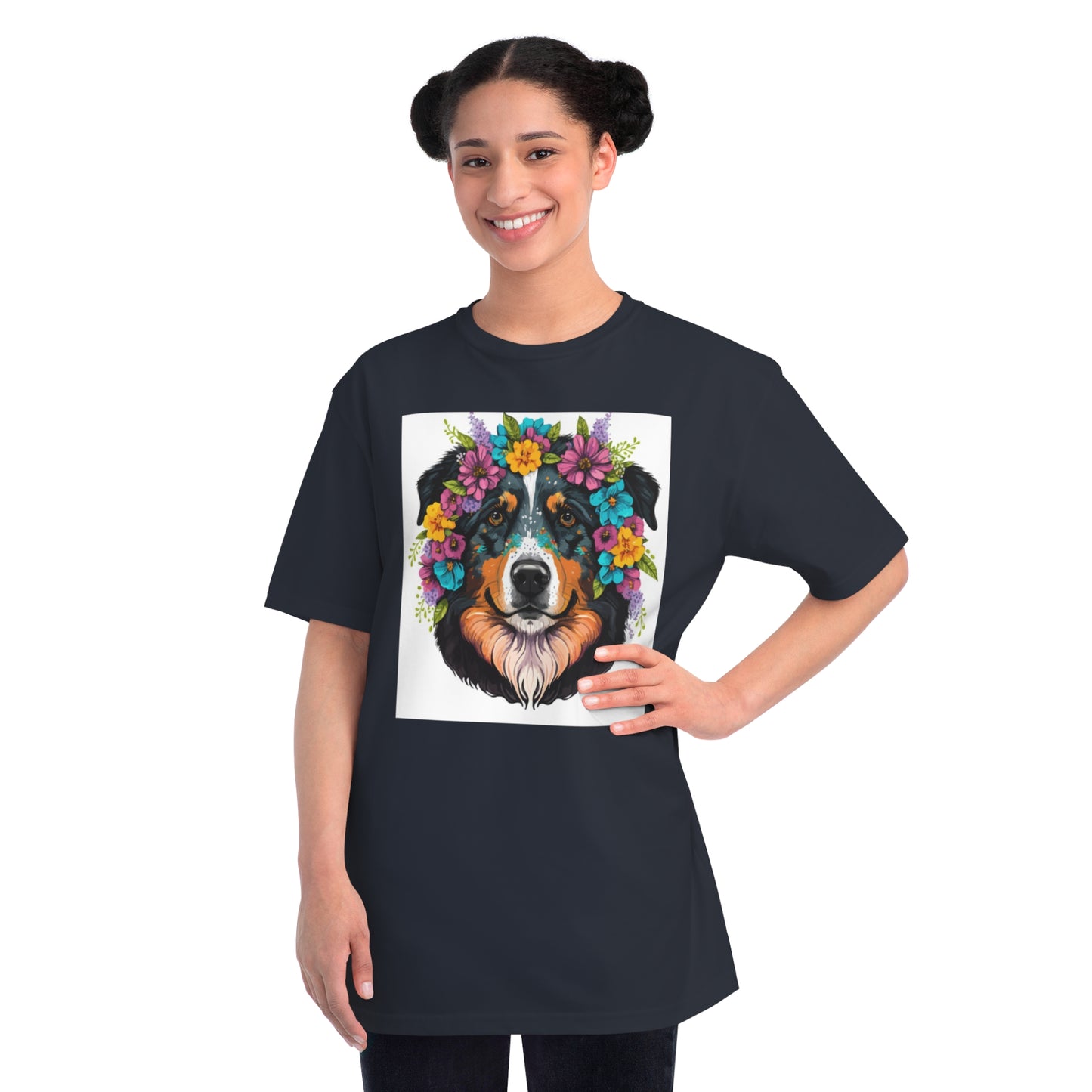 Floral Soul Dog Organic T-Shirt | Organic-Limited