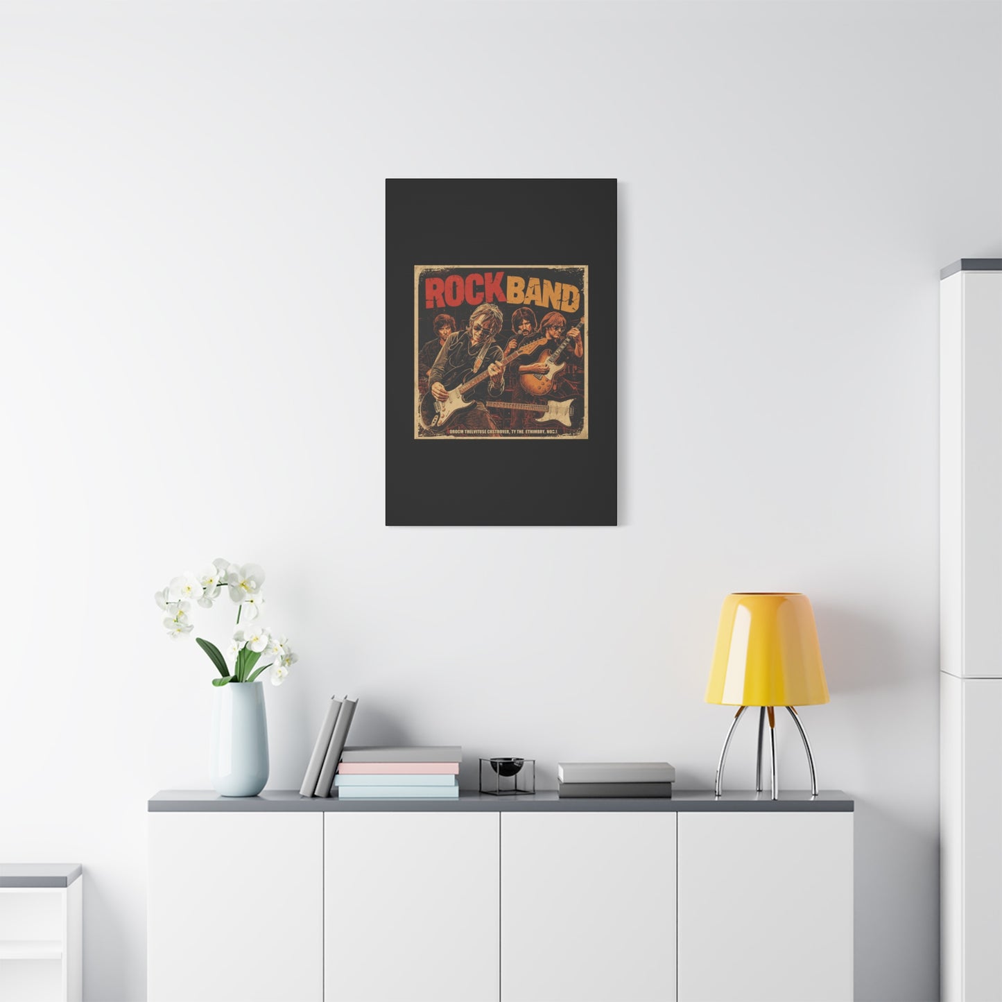 Rock Band Vintage Canvas Wall Art | Eco - Limited