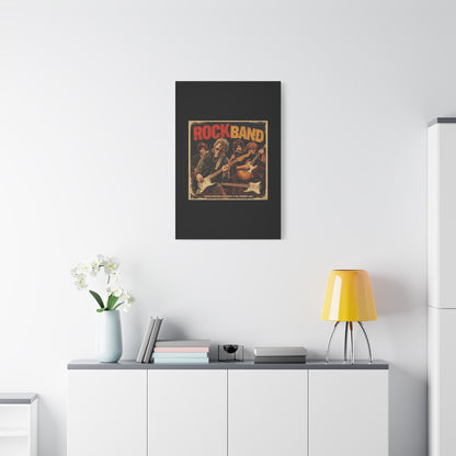 Rock Band Vintage Canvas Wall Art | Eco - Limited