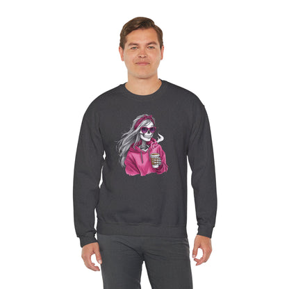 Coffee Rebel Skeleton Sweatshirt | Eco-Limited