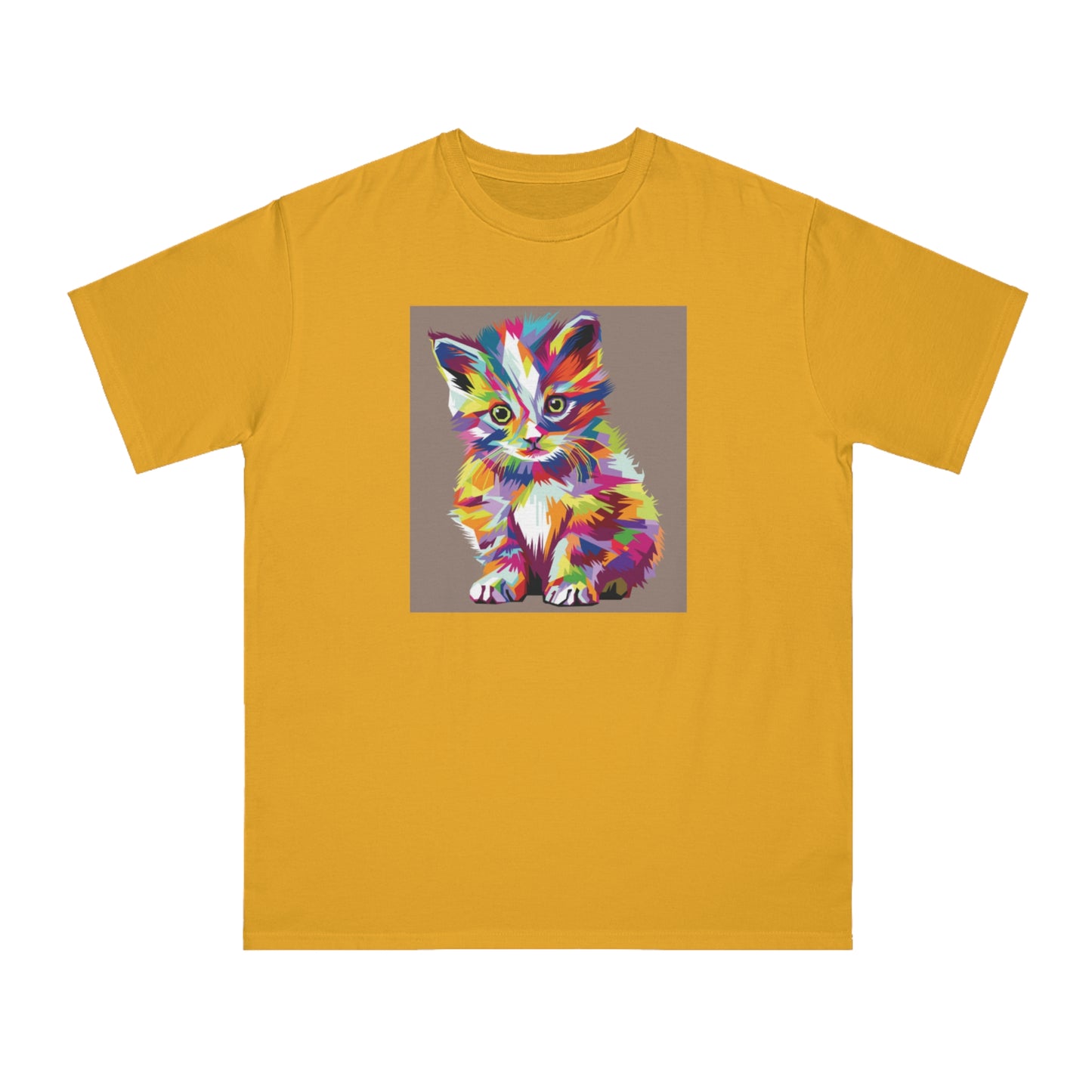 Color Pop Kitten Organic T-Shirt | Organic-Limited