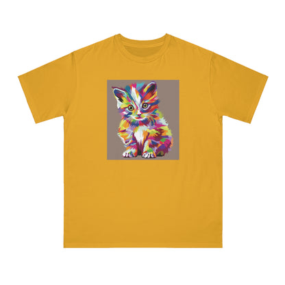 Color Pop Kitten Organic T-Shirt | Organic-Limited