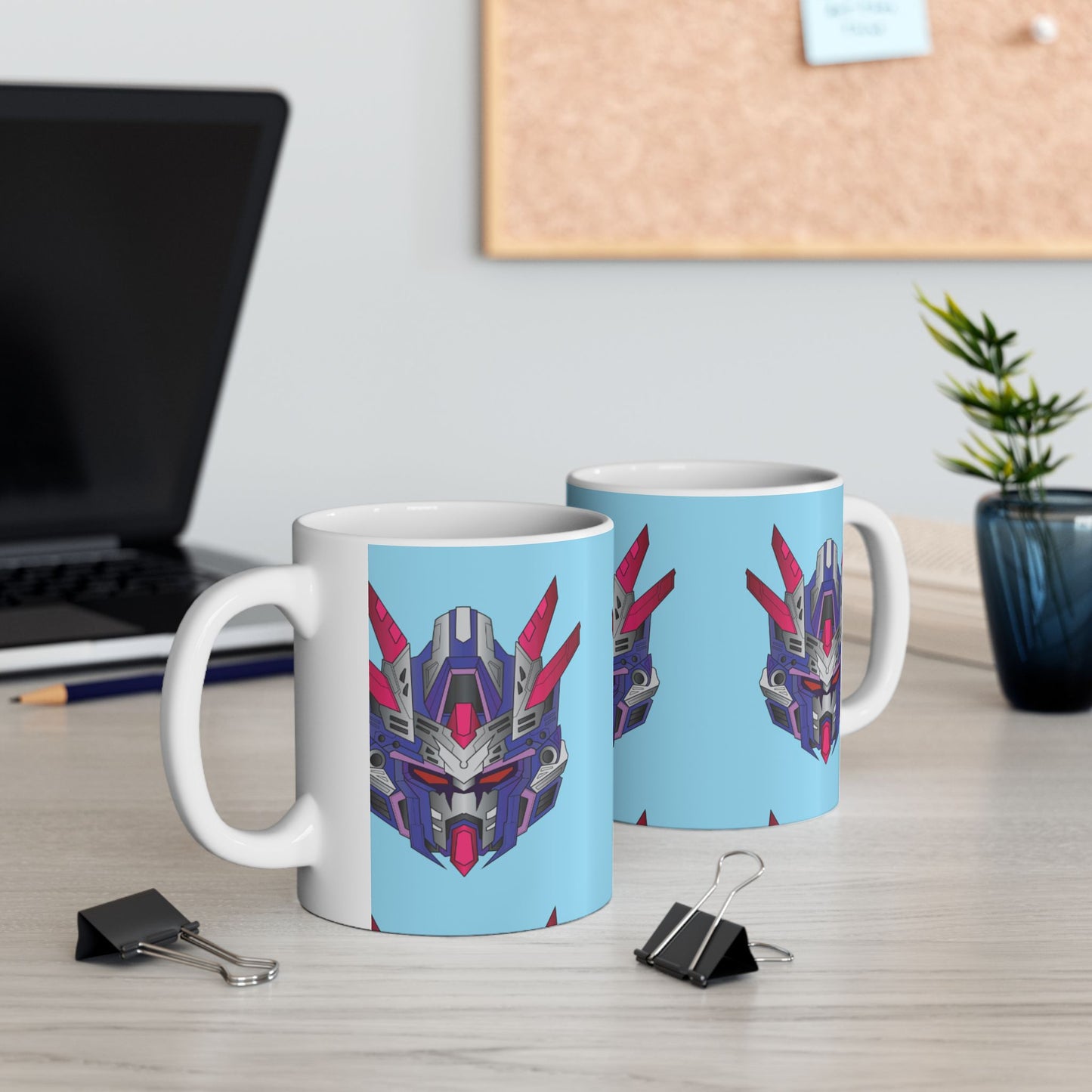 Futuristic Anime-Inspired Coffee Cup (11oz, 15oz)