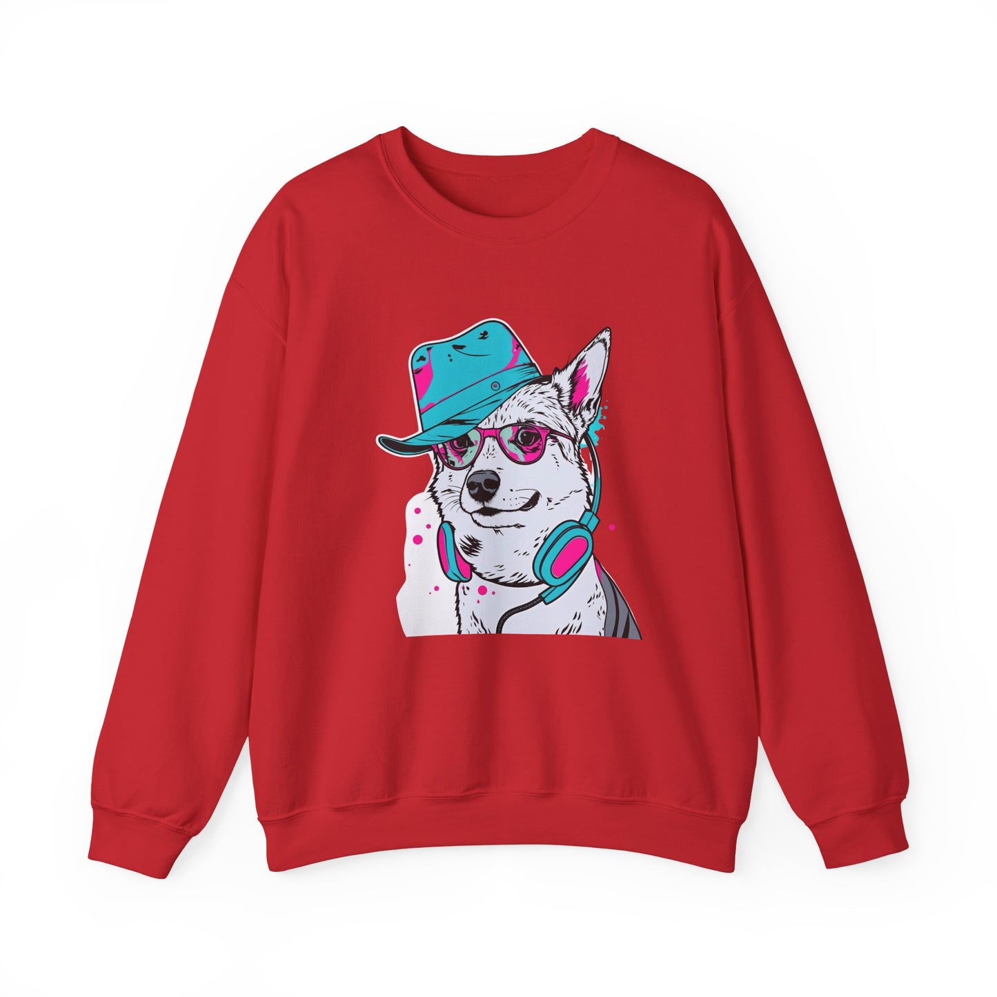 Urban DJ Dog Art Sweater | Eco-Limited