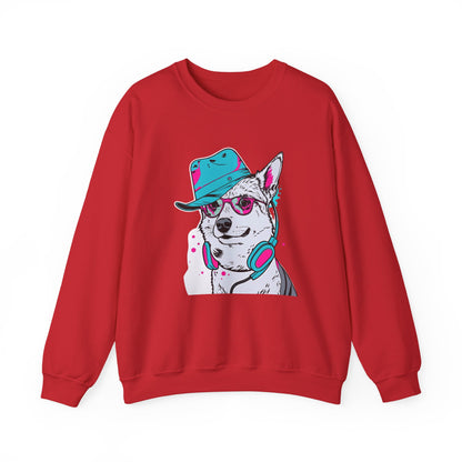Urban DJ Dog Art Sweater | Eco-Limited