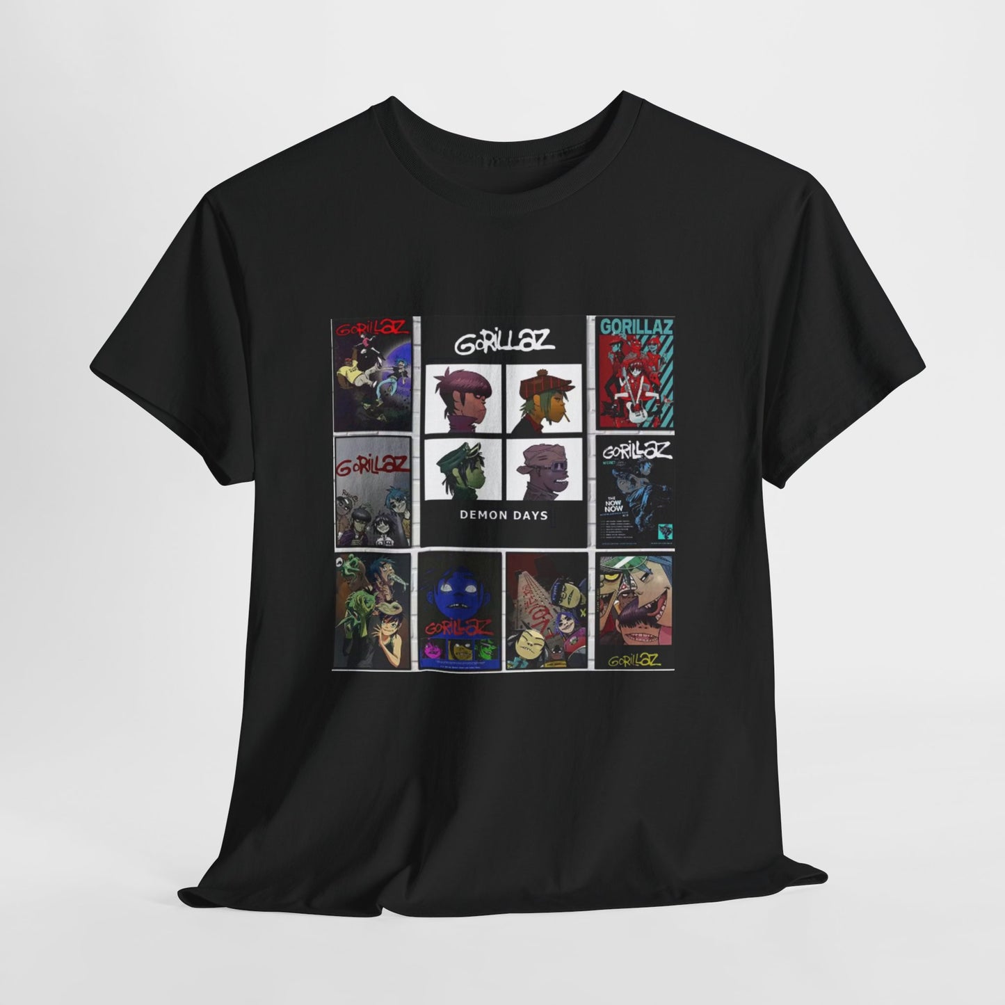 Animated Band Collage Street Art Graphic Tee | Eco-Limited