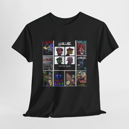 Animated Band Collage Street Art Graphic Tee | Eco-Limited