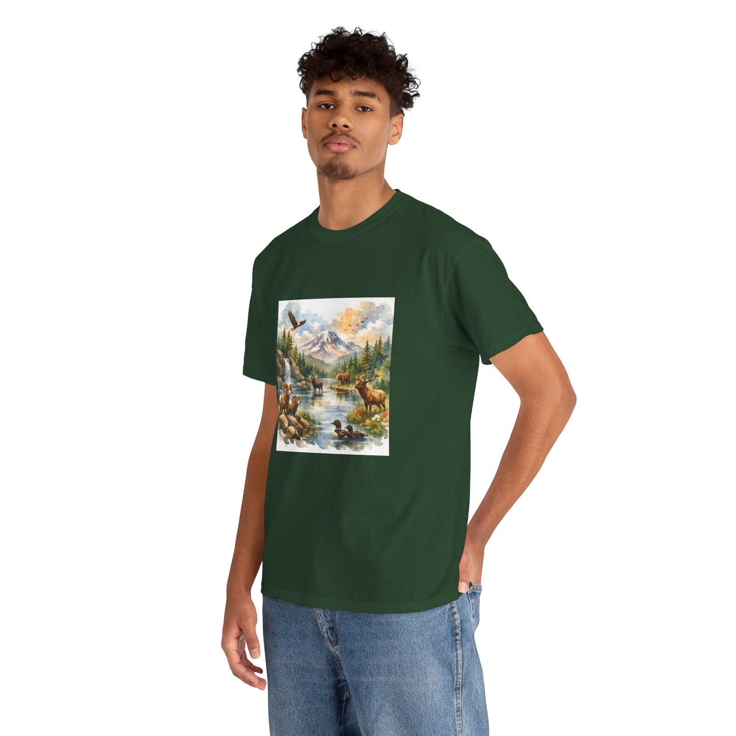 Wild American Landscape Graphic T-Shirt | Eco - Limited