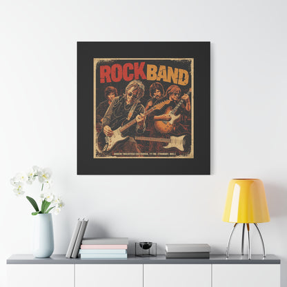 Rock Band Vintage Canvas Wall Art | Eco - Limited
