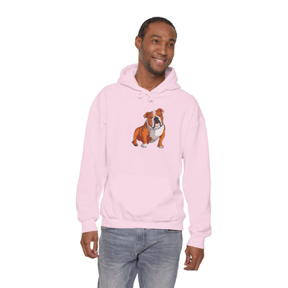 Cute English Bulldog Graphic Hoodie|Eco-Friendly - Limited