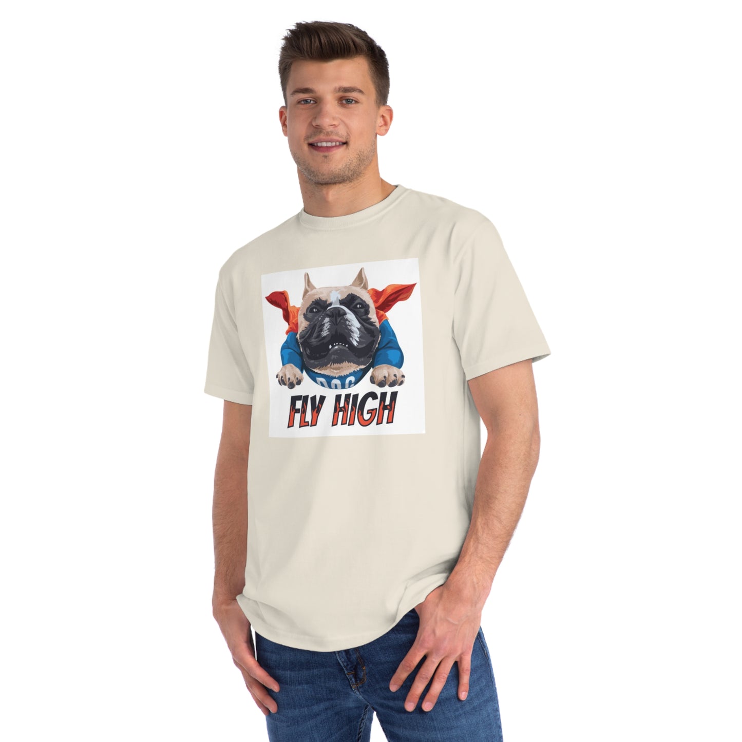 Organic Fly High Bulldog T-Shirt | Organic-Limited