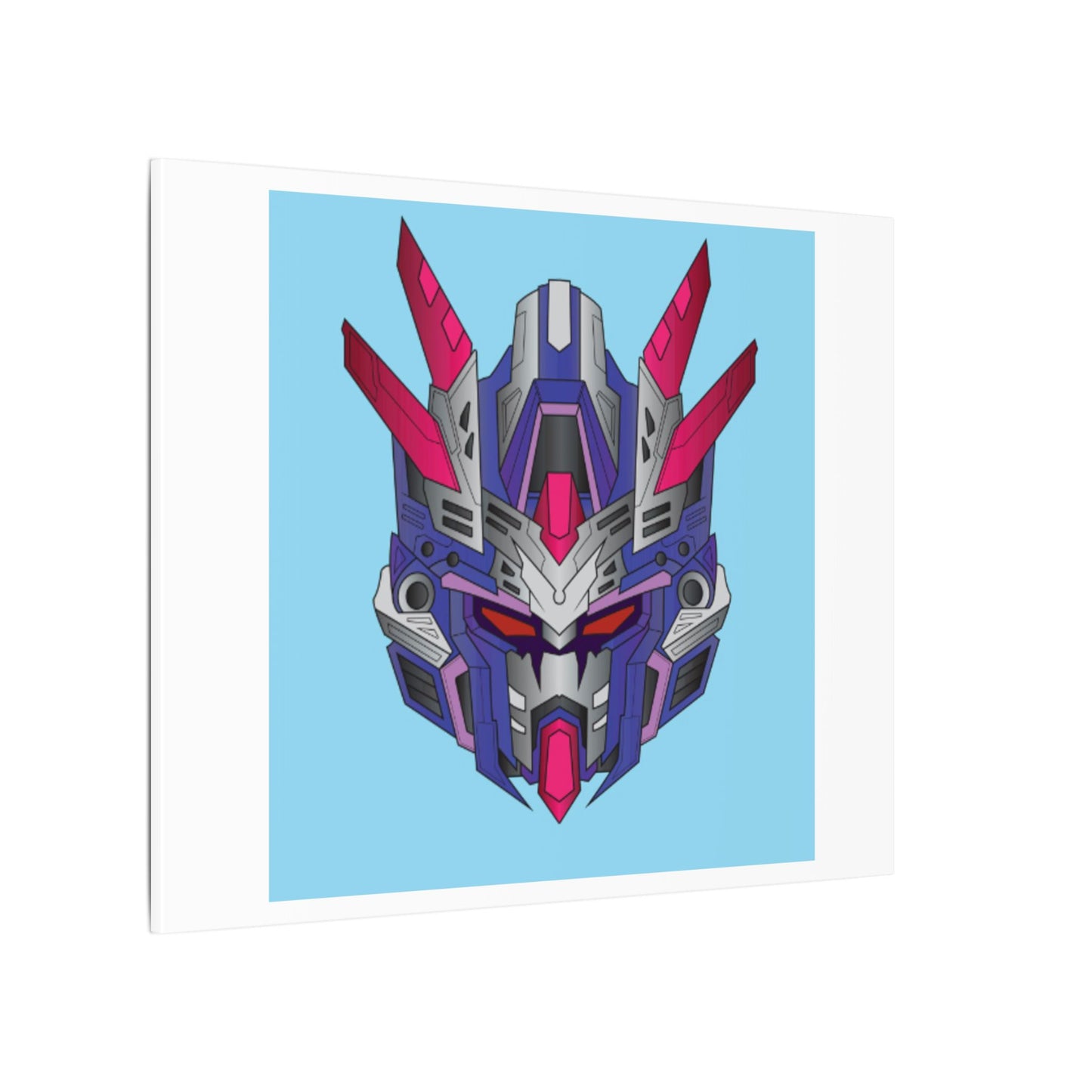 Mecha Warrior Helmet Organic Canvas