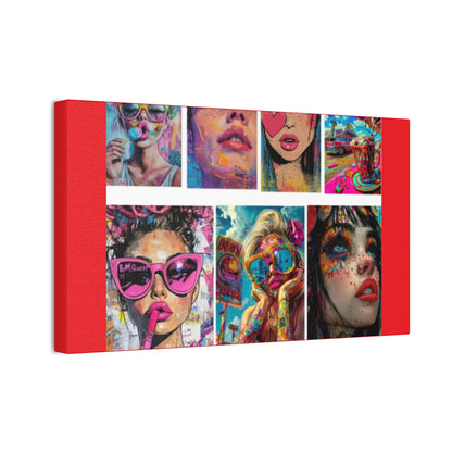 Pop Art Muse Canvas | Statement Wall Art