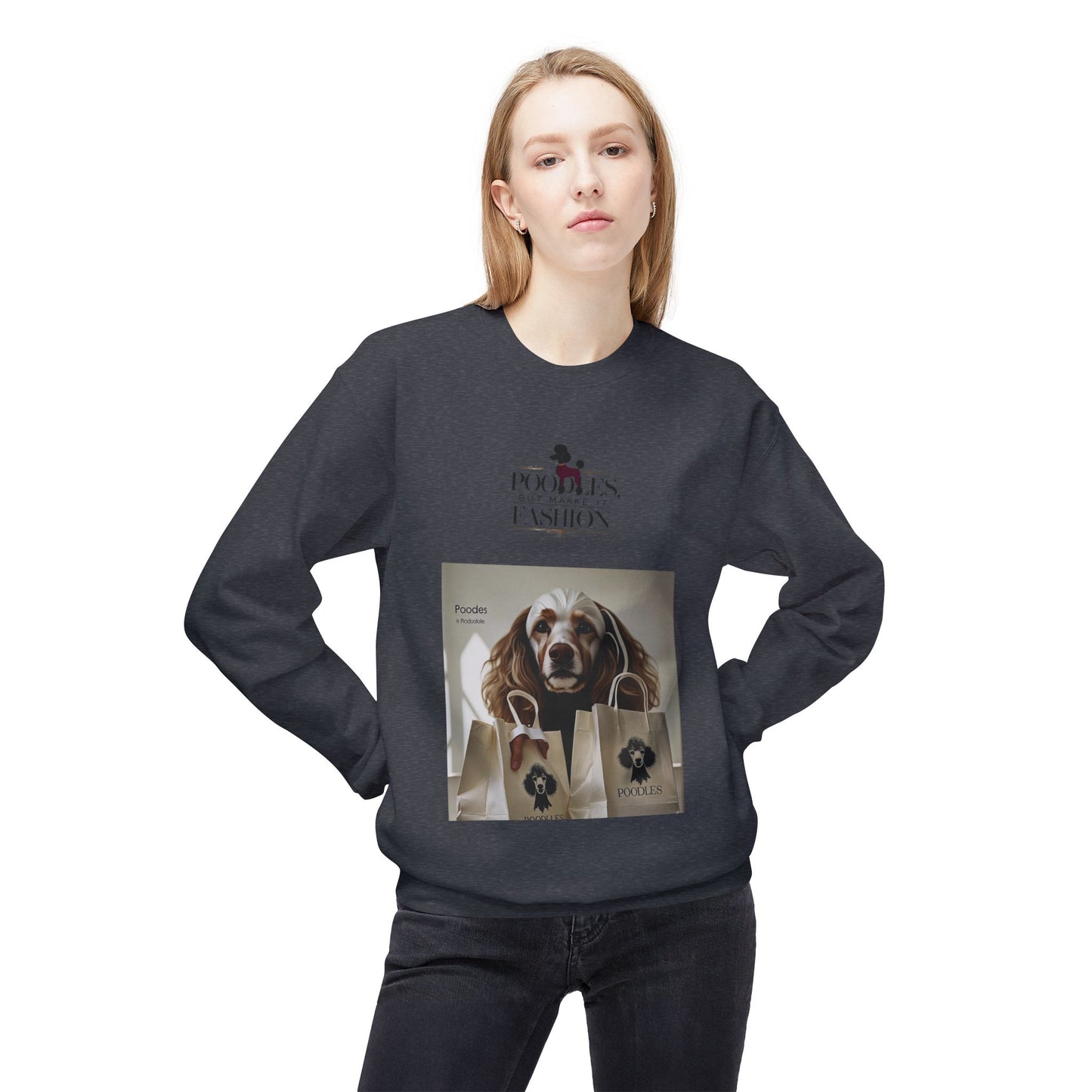 Poodles Fashion Graphic Sweatshirt | Eco-Limite