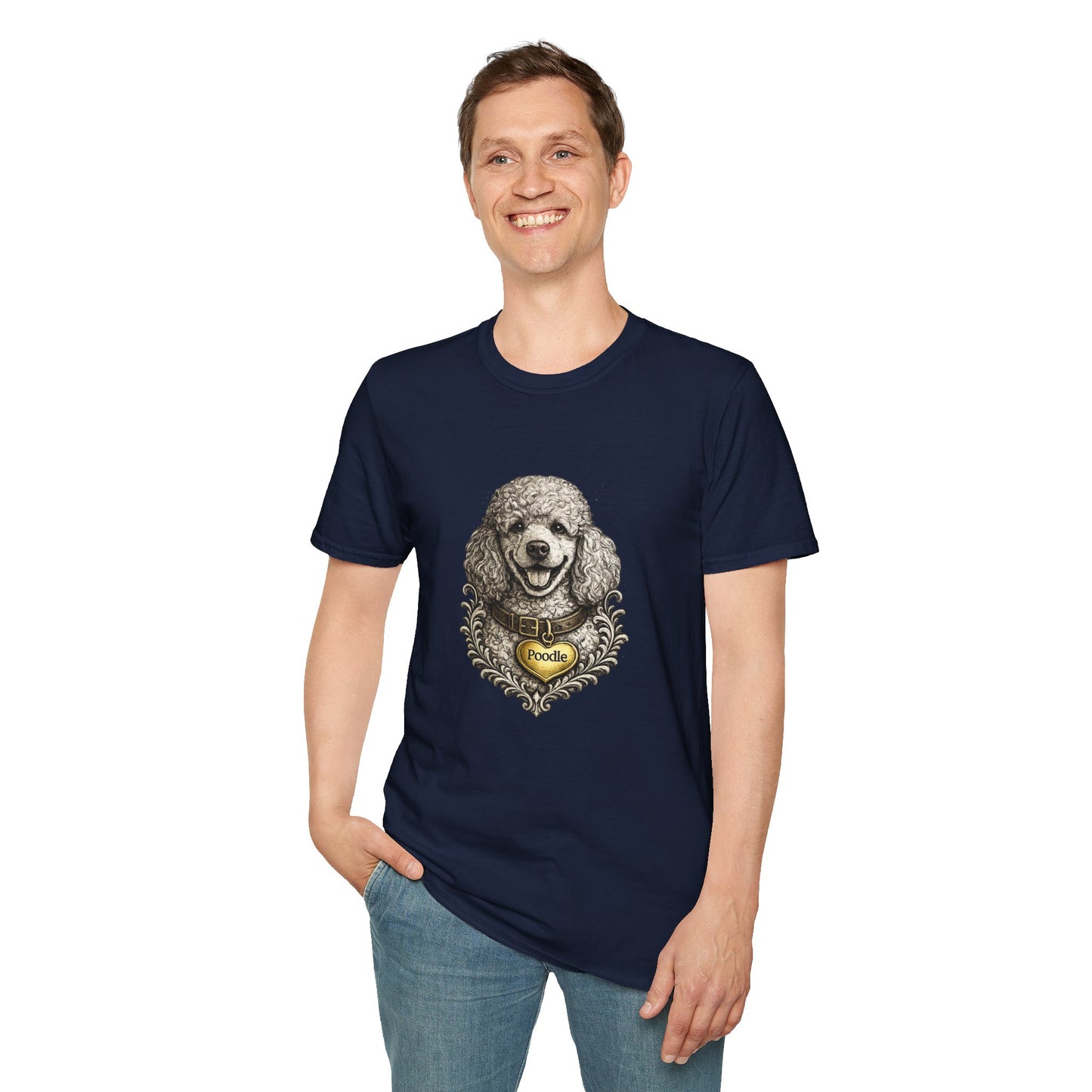 Poodle Ink Portrait T-Shirt | Eco-Limited