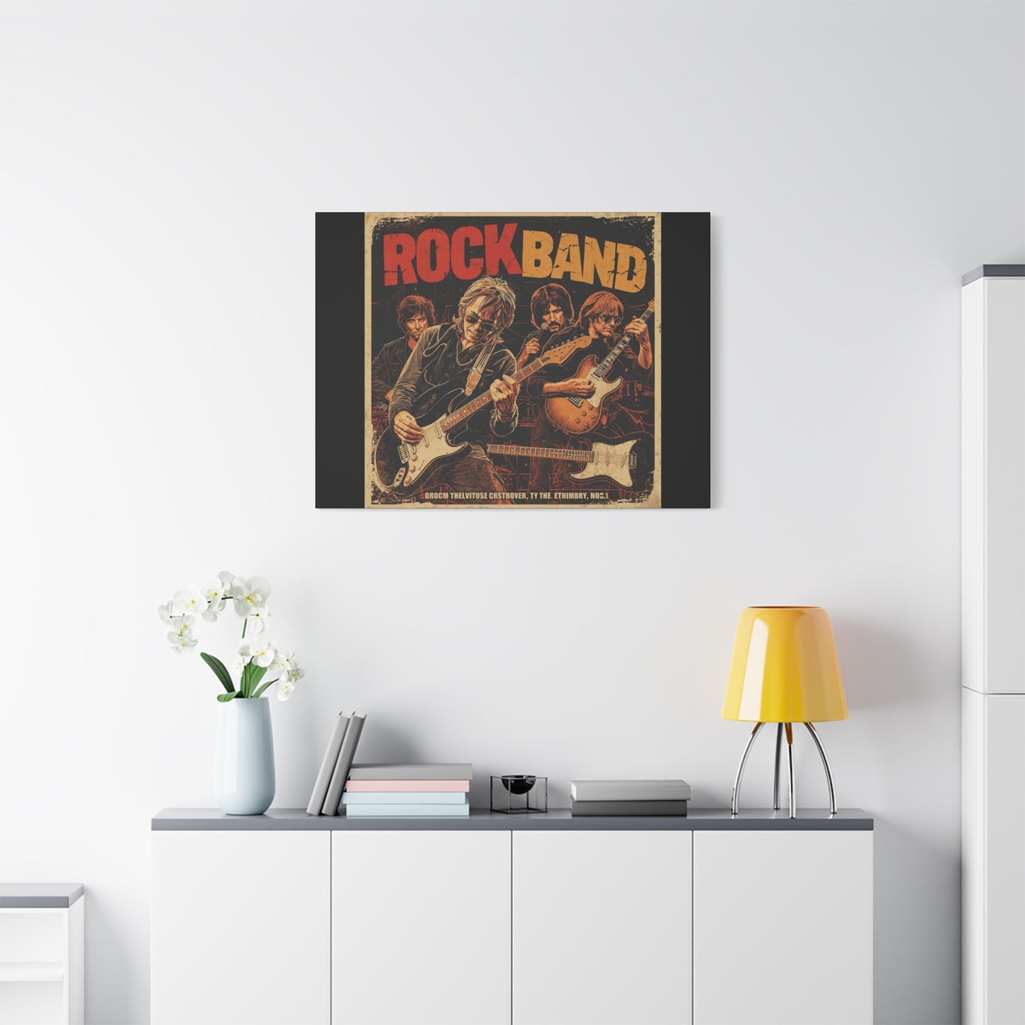 Rock Band Vintage Canvas Wall Art | Eco - Limited