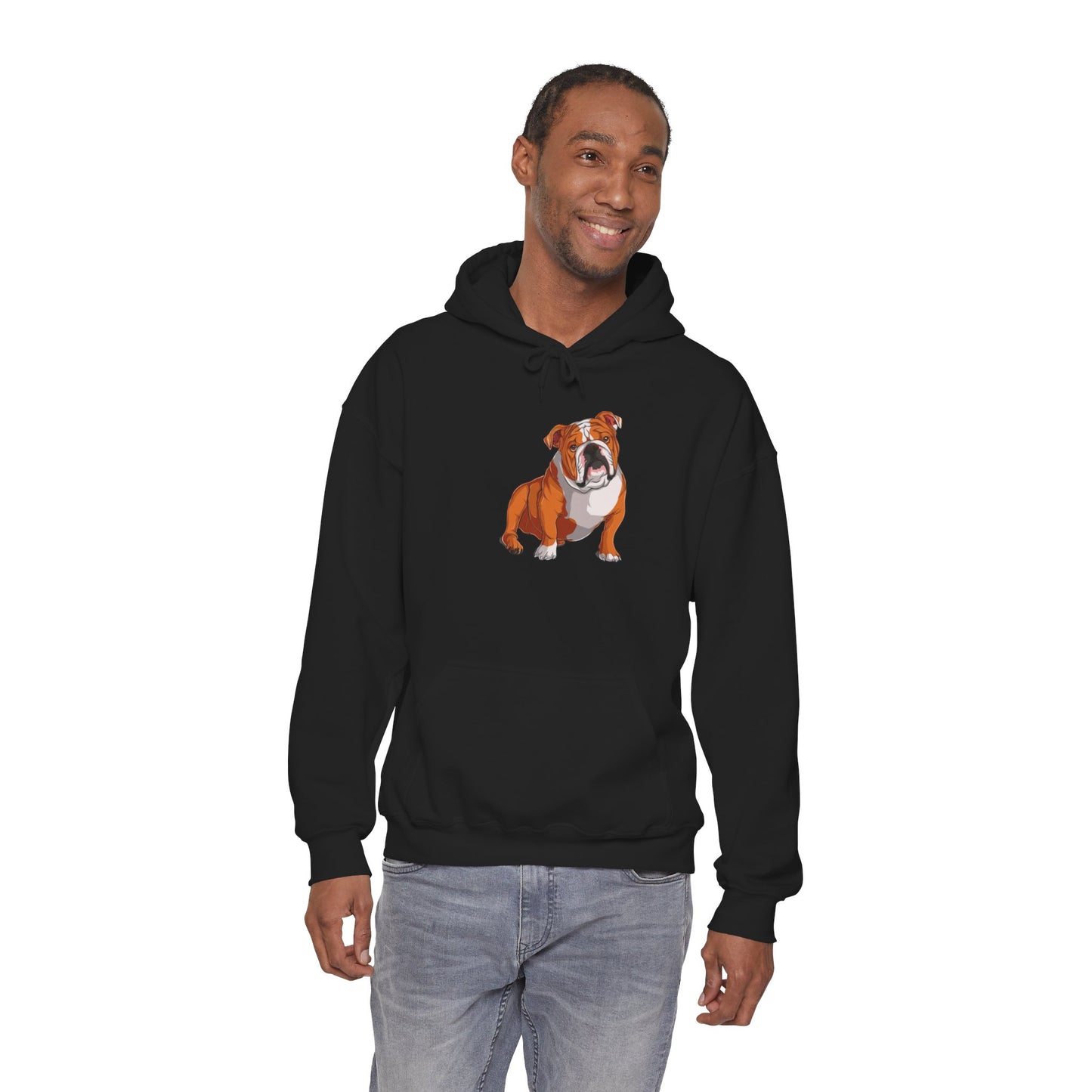 Cute English Bulldog Graphic Hoodie|Eco-Friendly - Limited