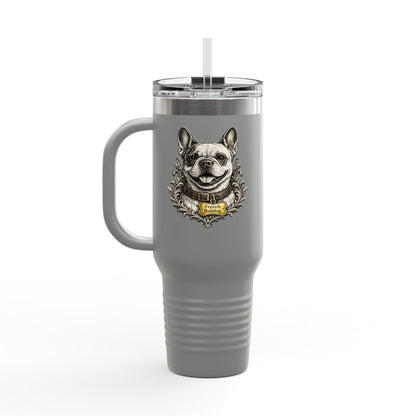French Bulldog Emblem Stainless Steel Tumbler | Eco-Limited