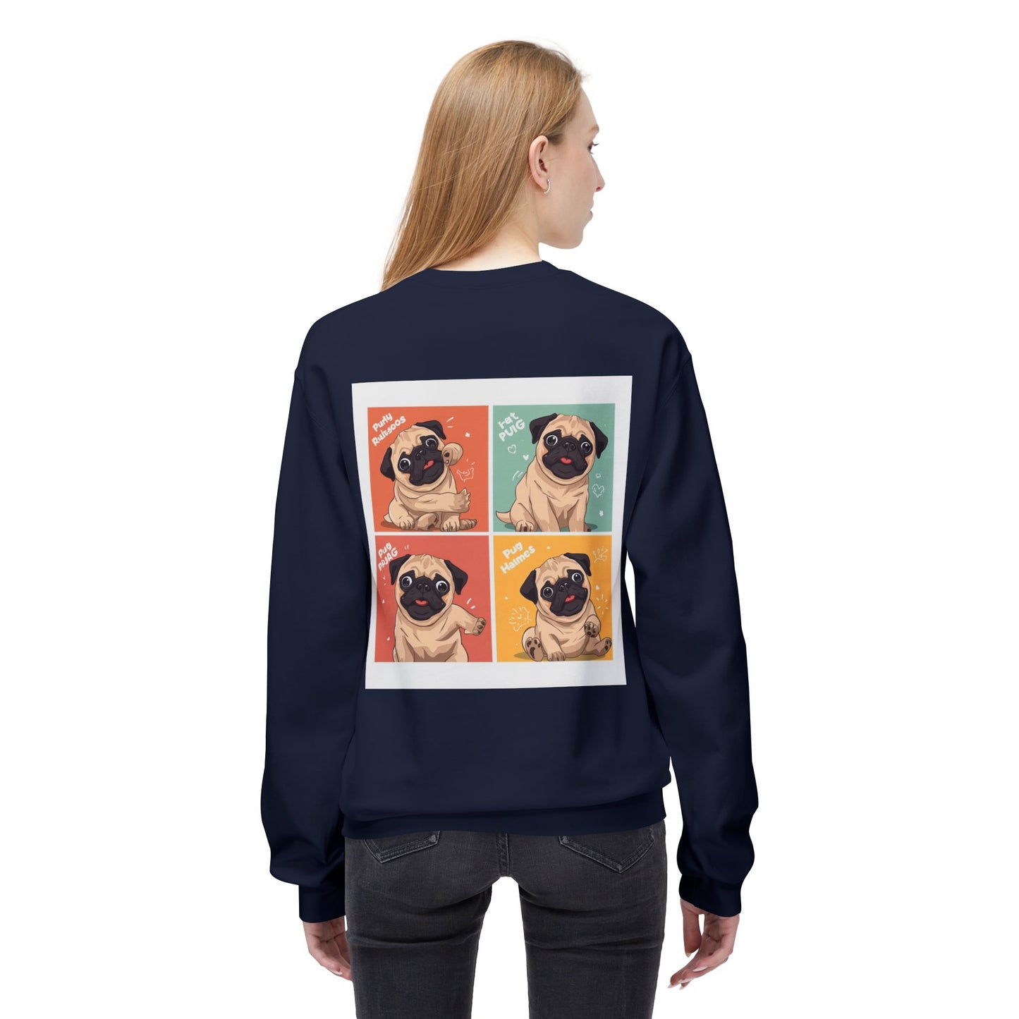 Pug Pop Art Sweatshirt | Eco Limited