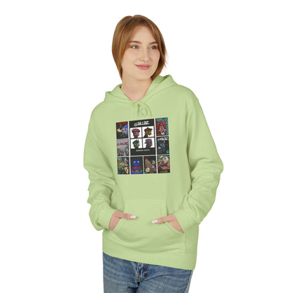 Gorillaz Album Art Collage Graphic Hoodie | Eco-Limited