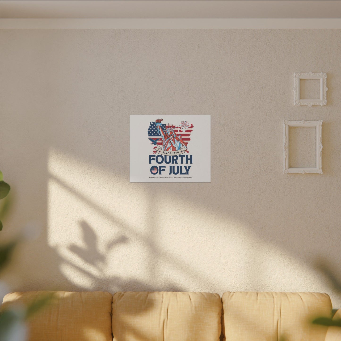 Fourth of July Canvas Wall Art