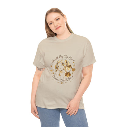 Beagle Small Dog Big Heart T-Shirt | Eco-Limited