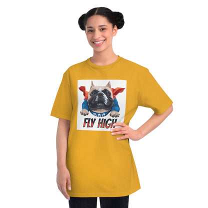 Organic Fly High Bulldog T-Shirt | Organic-Limited